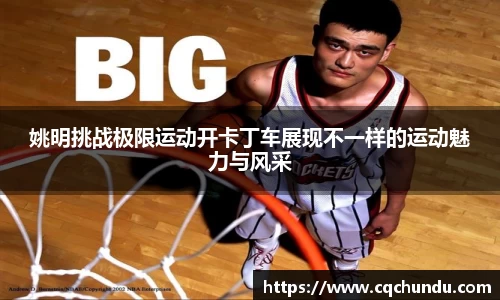 姚明挑战极限运动开卡丁车展现不一样的运动魅力与风采